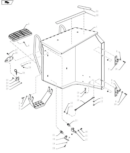 360065A1 - Подножка